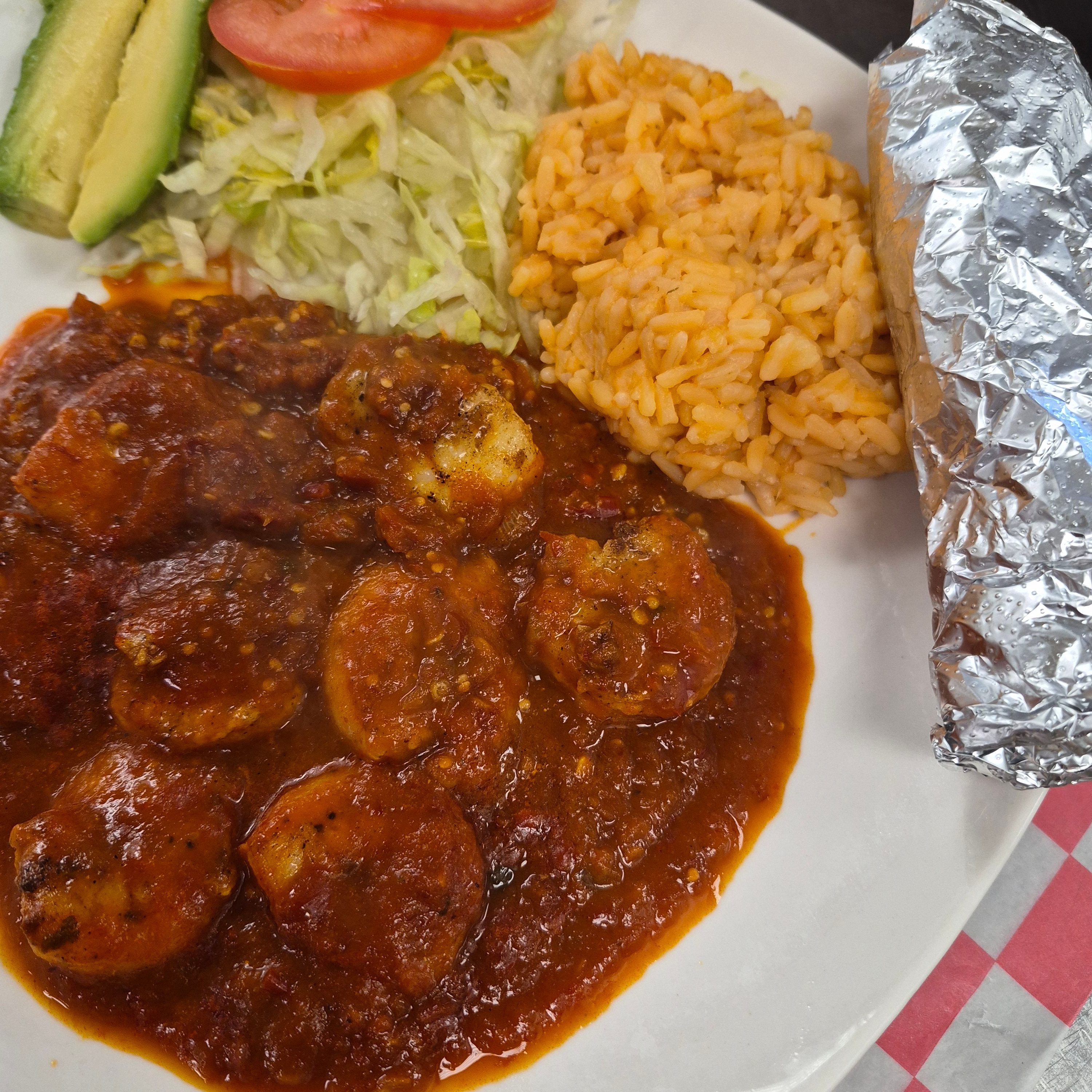 Camarones a la Diabla.