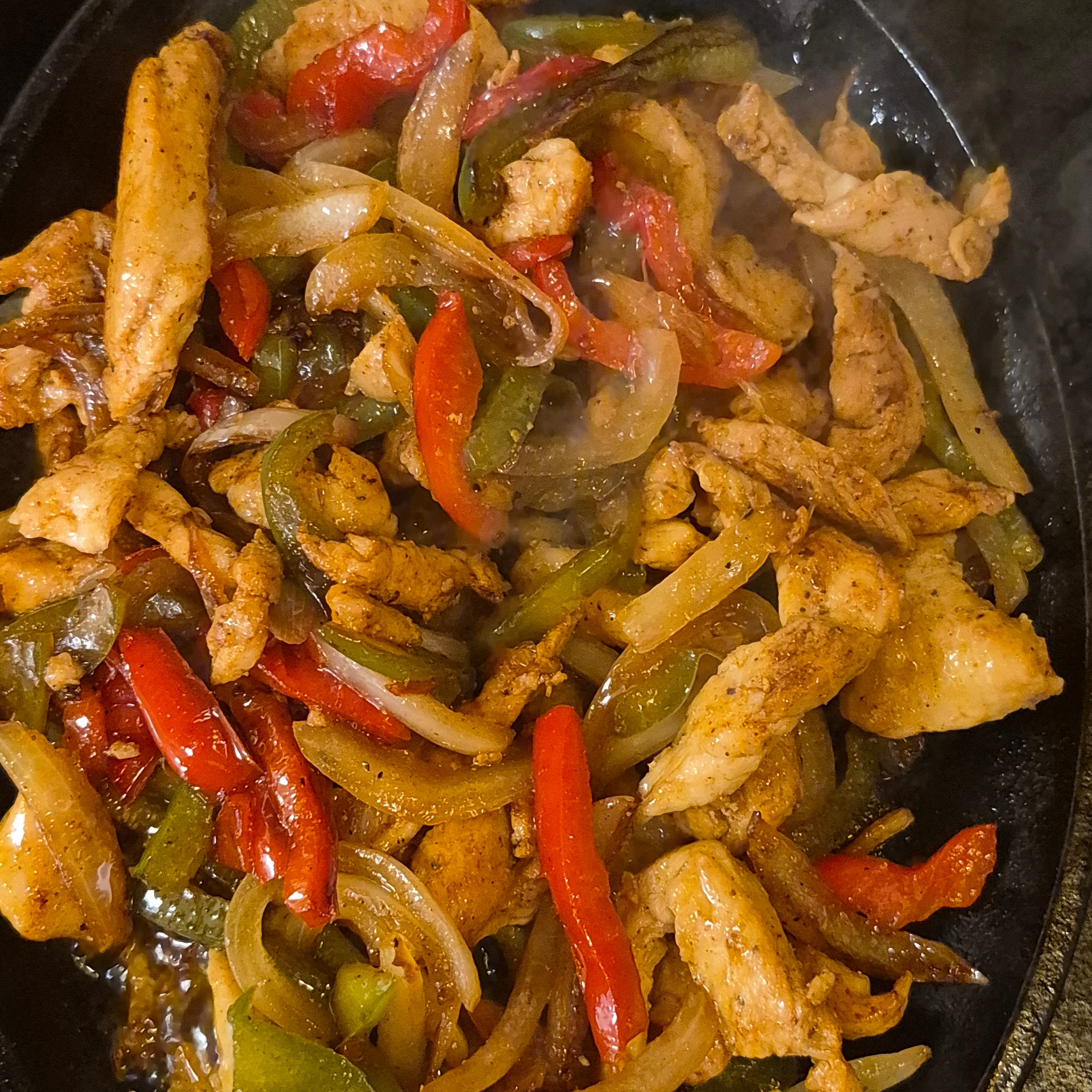 Chicken Fajitas.