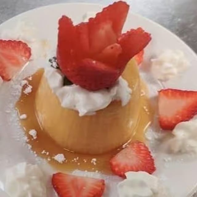 Flan Cheesecake.